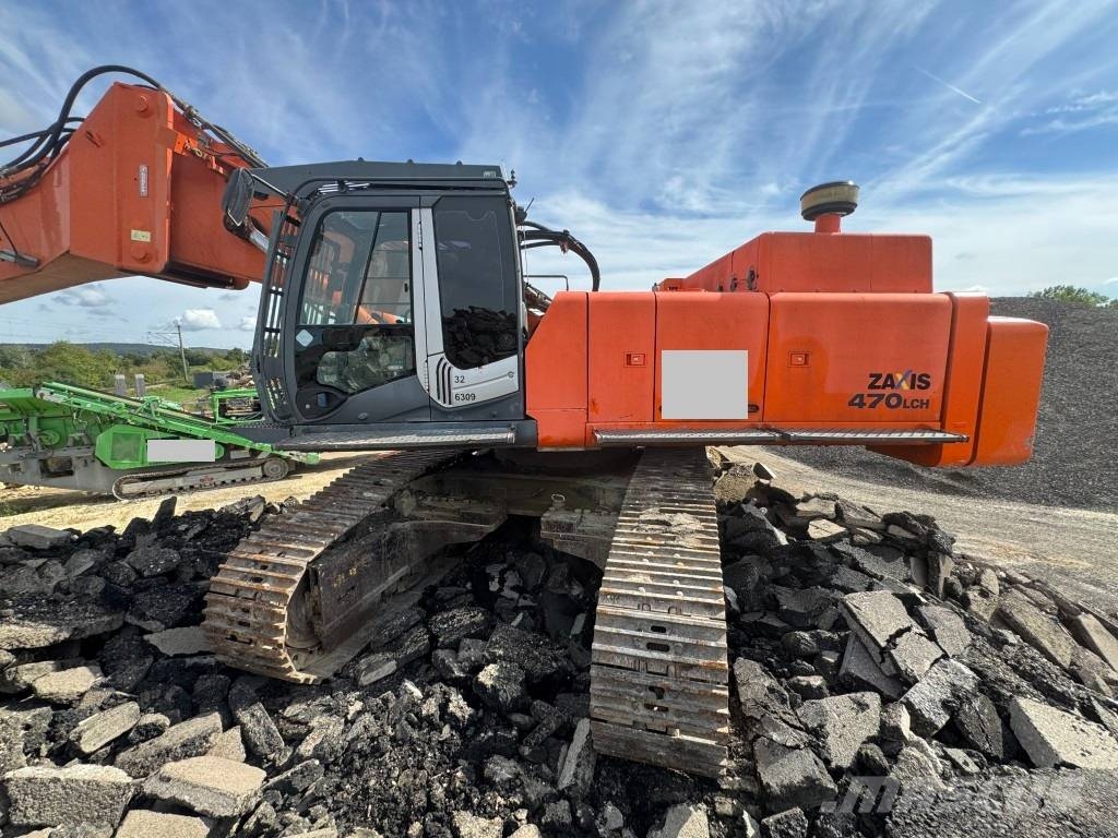 Hitachi ZX 470 LCD-3, Abbruch-Longfront, Monoausleger Long Reach Bagger