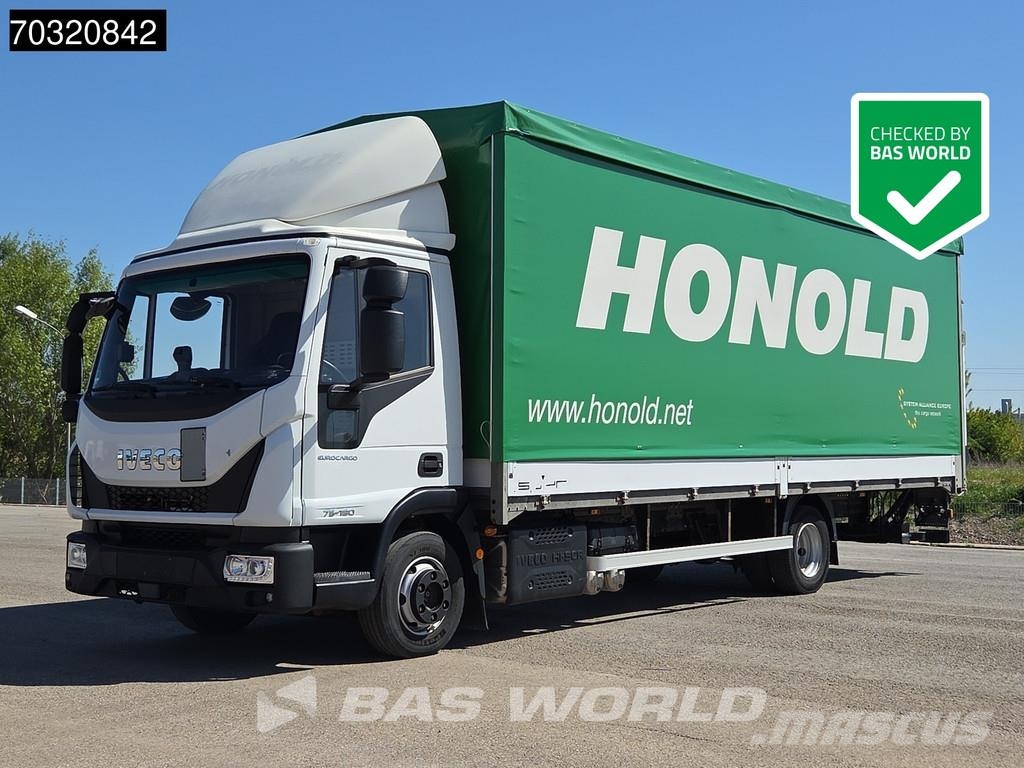 Iveco Eurocargo 75E190 4X2 7,25m Box 1500kg Ladebordwand Zaplachtované vozy
