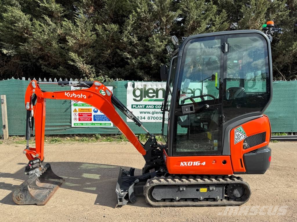 Kubota KX 016-4 ミニ油圧ショベル 7t以下（ミニユンボ・ミニディガー）