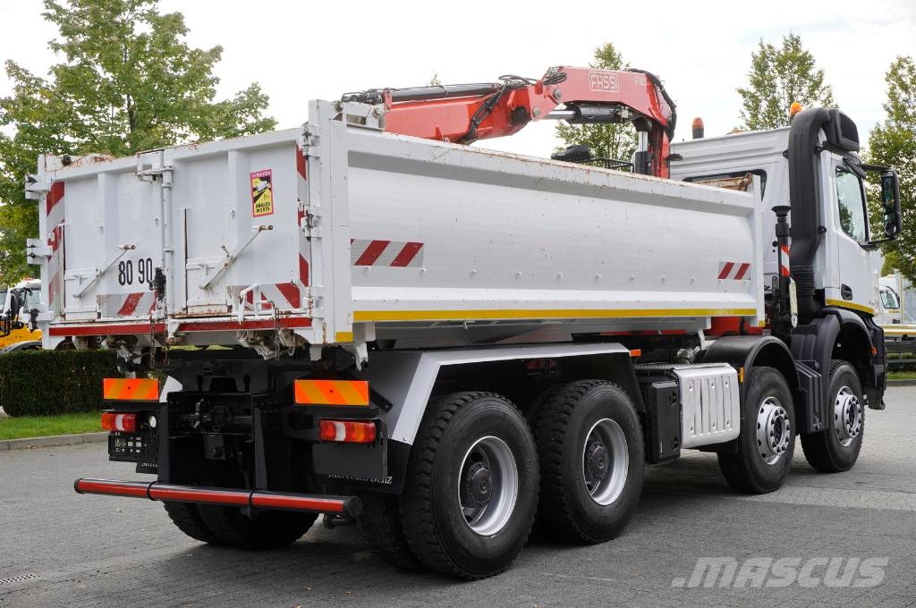 Mercedes-Benz Arocs 3236 8×4 / 90 tho. km / Fassi F155A.0.22 Wywrotki