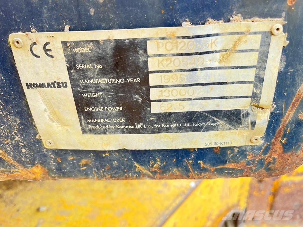 Komatsu PC 120-5 Crawler excavators