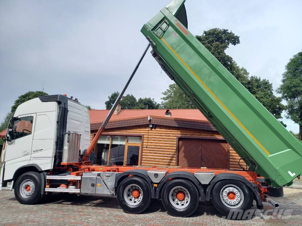Volvo FH540, 8x4, RETARDER شاحنات قلابة