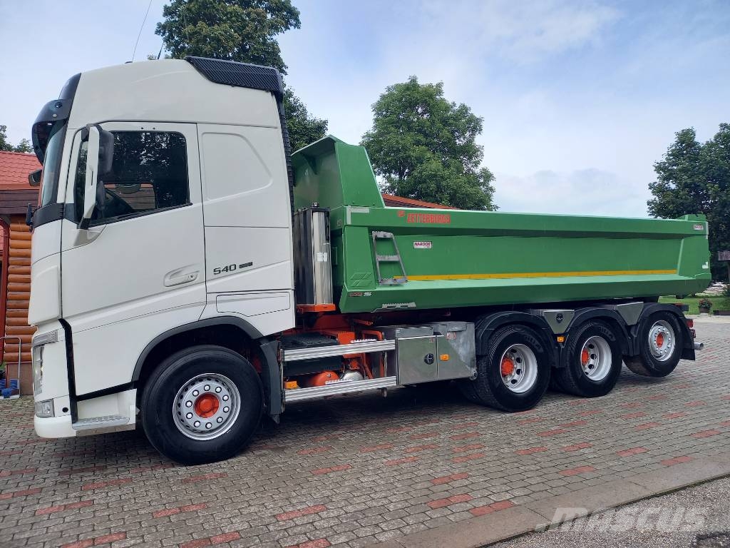 Volvo FH540, 8x4, RETARDER شاحنات قلابة