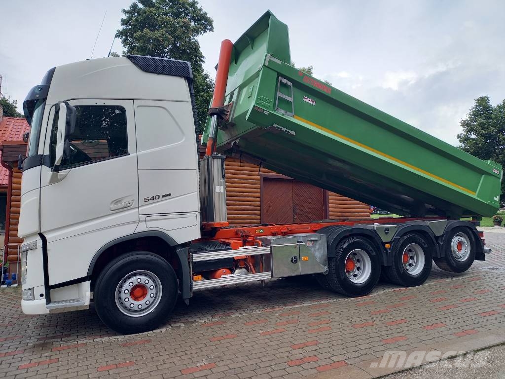 Volvo FH540, 8x4, RETARDER شاحنات قلابة