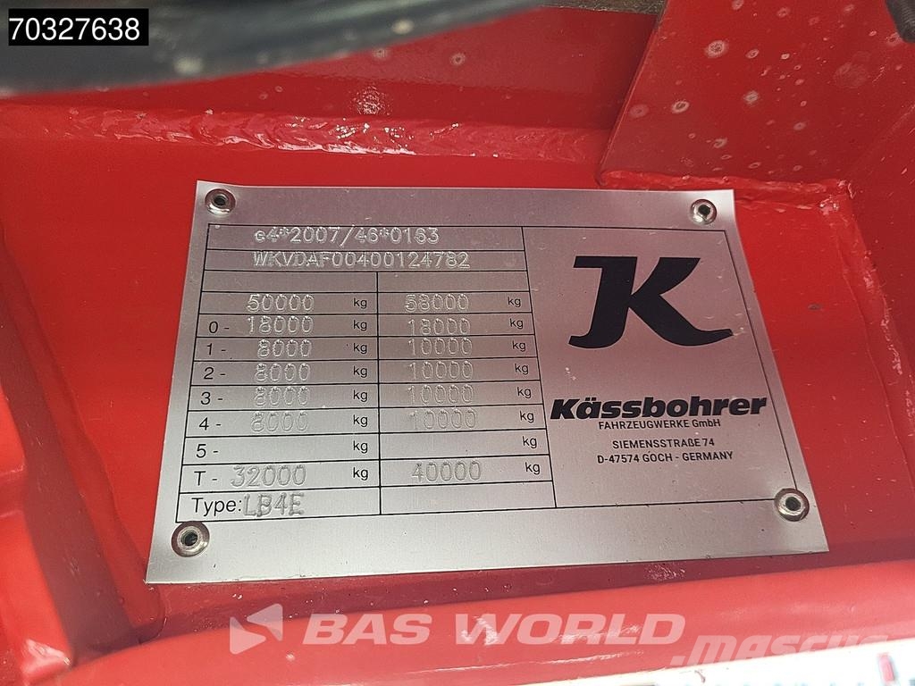 Kässbohrer LB4E Mega Extendable - 690cm 2xSteering Axle Drum Low loader-semi-trailers