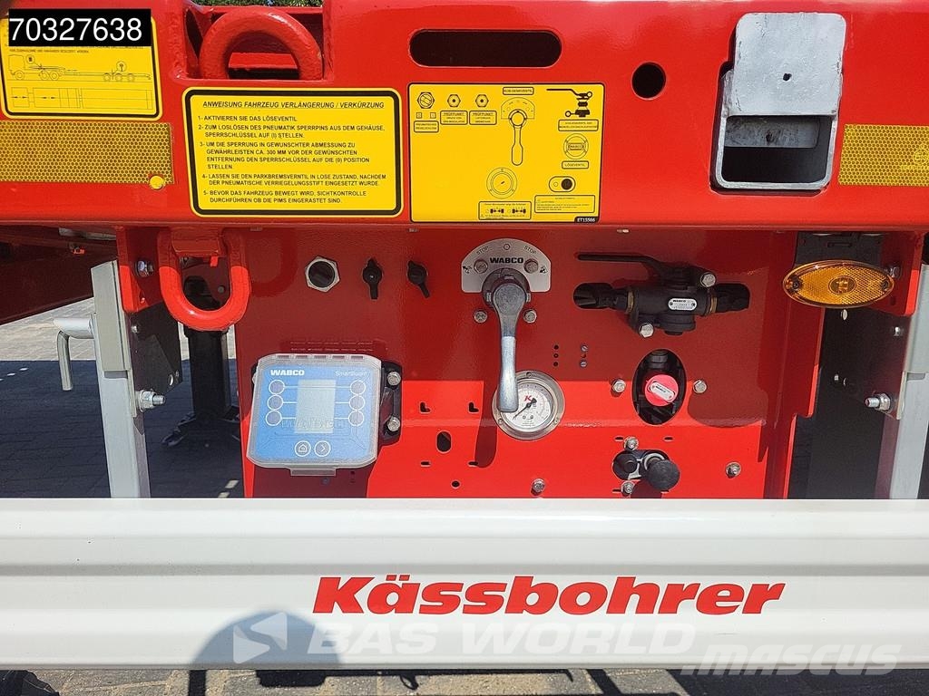Kässbohrer LB4E Mega Extendable - 690cm 2xSteering Axle Drum Low loader-semi-trailers