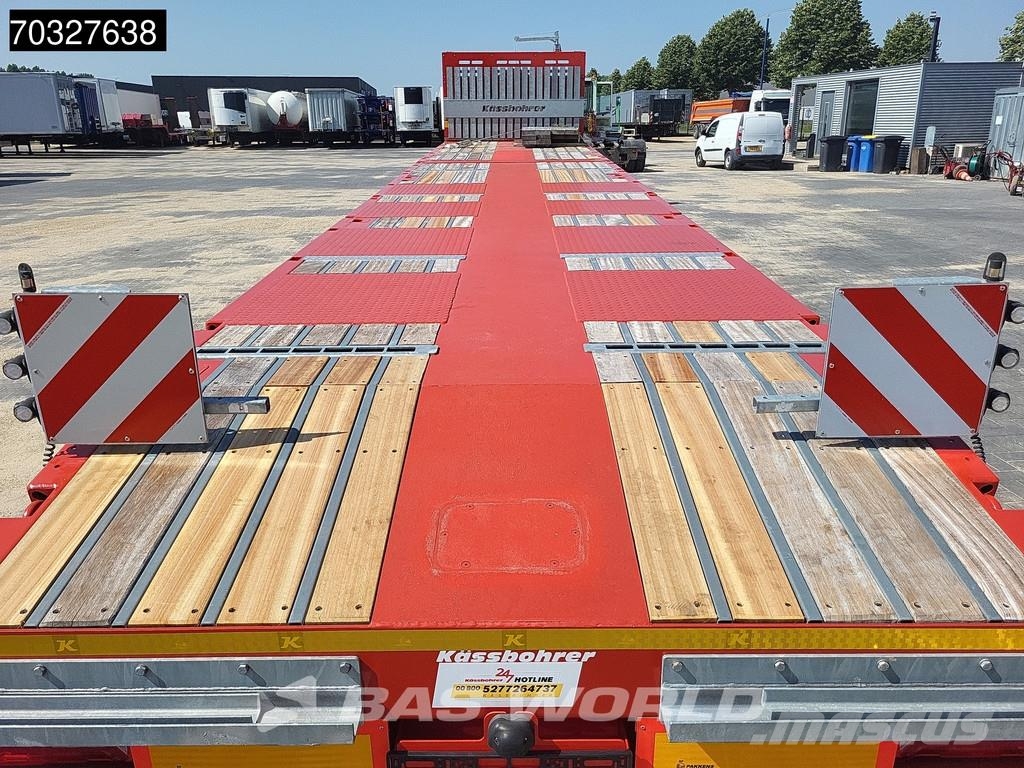Kässbohrer LB4E Mega Extendable - 690cm 2xSteering Axle Drum Low loader-semi-trailers