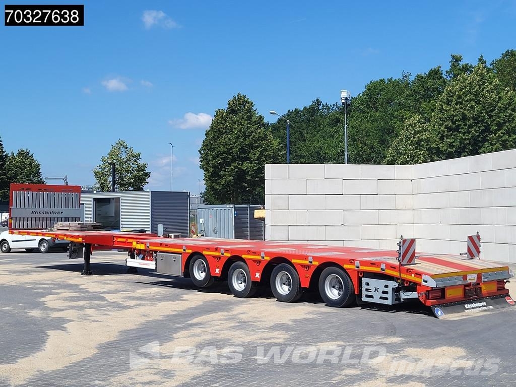 Kässbohrer LB4E Mega Extendable - 690cm 2xSteering Axle Drum Low loader-semi-trailers
