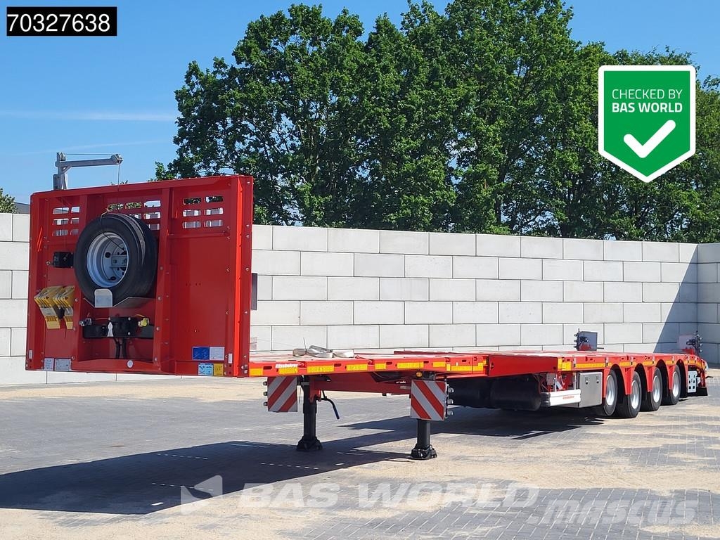 Kässbohrer LB4E Mega Extendable - 690cm 2xSteering Axle Drum Low loader-semi-trailers