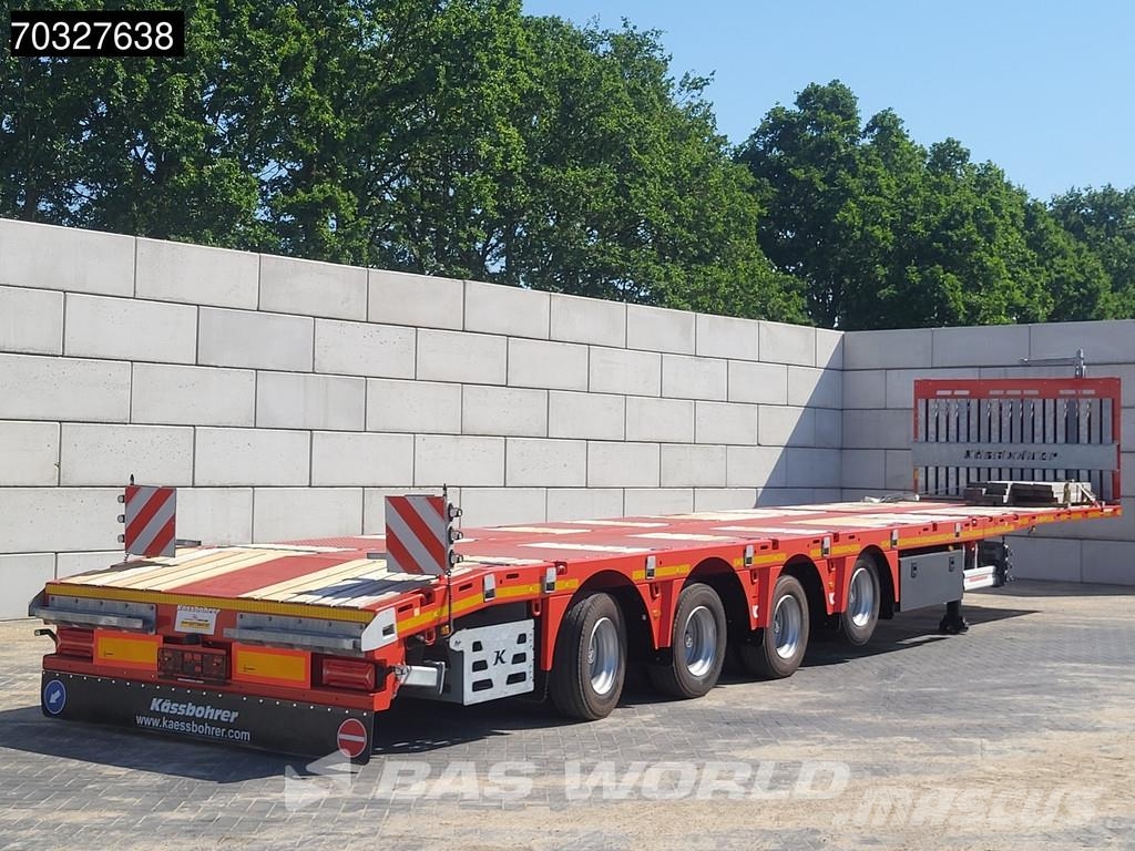 Kässbohrer LB4E Mega Extendable - 690cm 2xSteering Axle Drum Low loader-semi-trailers