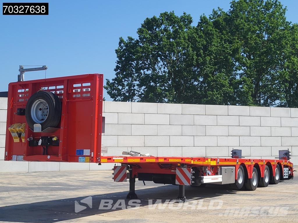 Kässbohrer LB4E Mega Extendable - 690cm 2xSteering Axle Drum Low loader-semi-trailers
