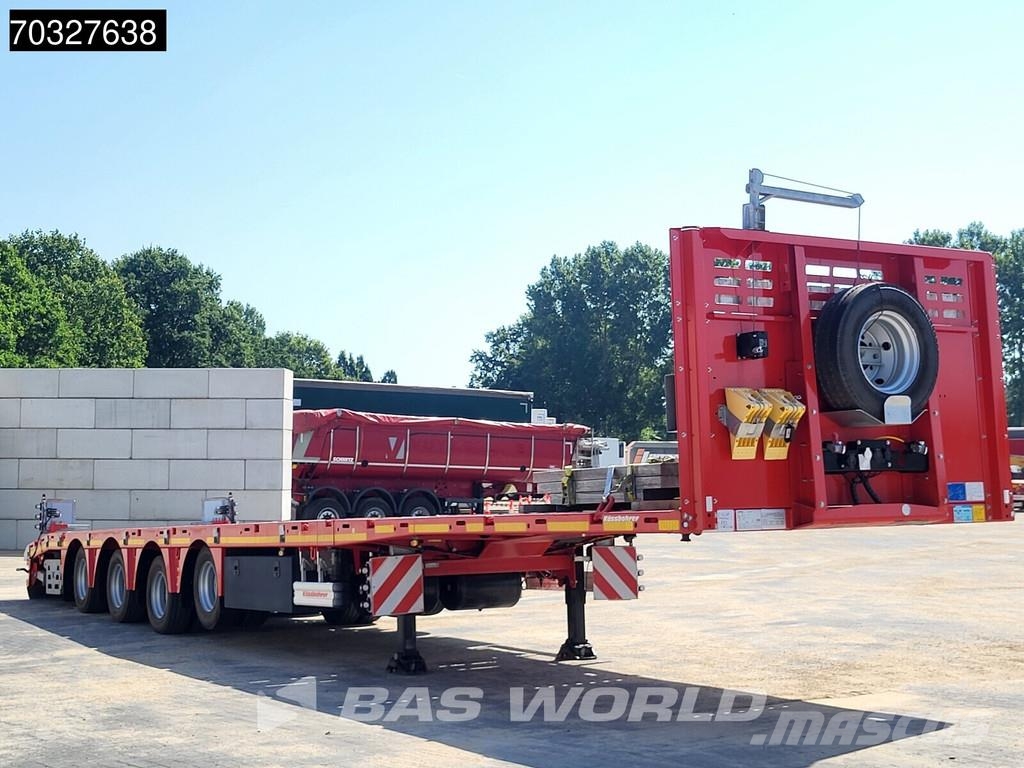 Kässbohrer LB4E Mega Extendable - 690cm 2xSteering Axle Drum Low loader-semi-trailers