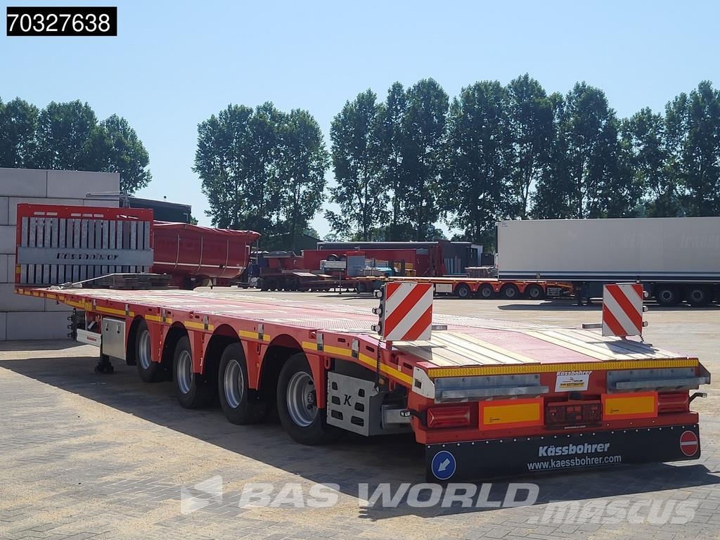 Kässbohrer LB4E Mega Extendable - 690cm 2xSteering Axle Drum Low loader-semi-trailers