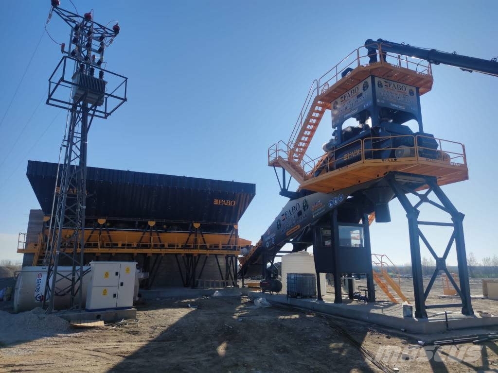 Fabo CENTRALE À BÉTON COMPACTE À BANDE 120 M3/H خلاطات خرسانة