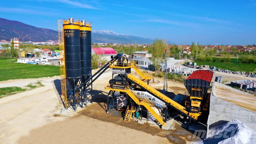 Fabo CENTRALE À BÉTON COMPACTE À BANDE 120 M3/H خلاطات خرسانة