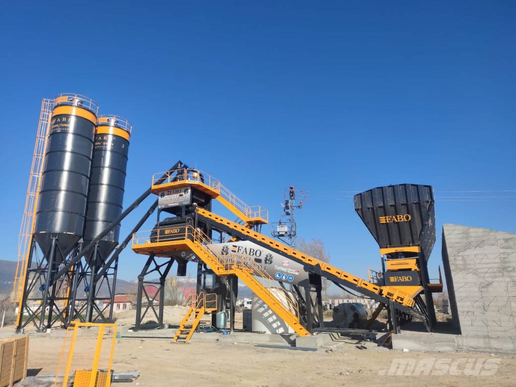 Fabo CENTRALE À BÉTON COMPACTE À BANDE 120 M3/H خلاطات خرسانة