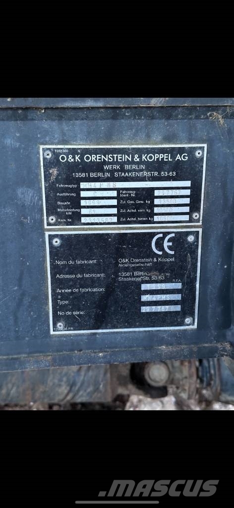 O&K MH 4 PMS Bageri na kotačima