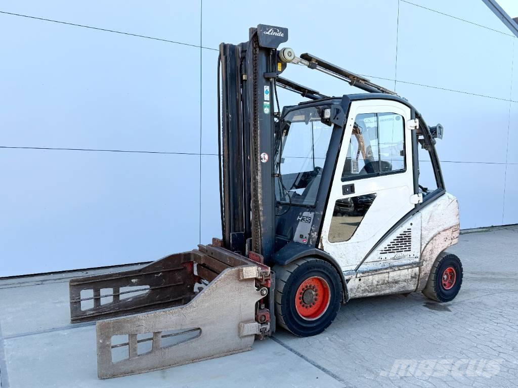 Linde H35D - Duplex / Side Shift / Fork Positioners Camiones diesel