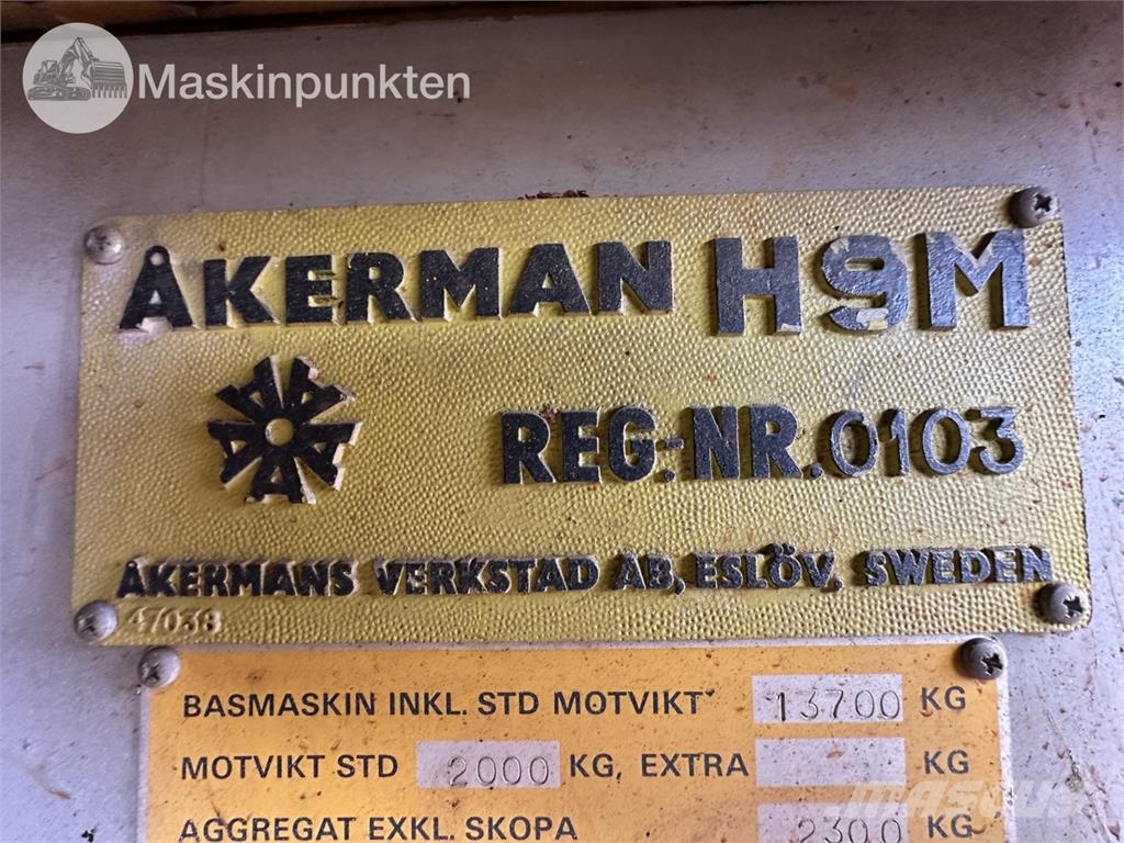 Åkerman H9Mb Wielgraafmachines