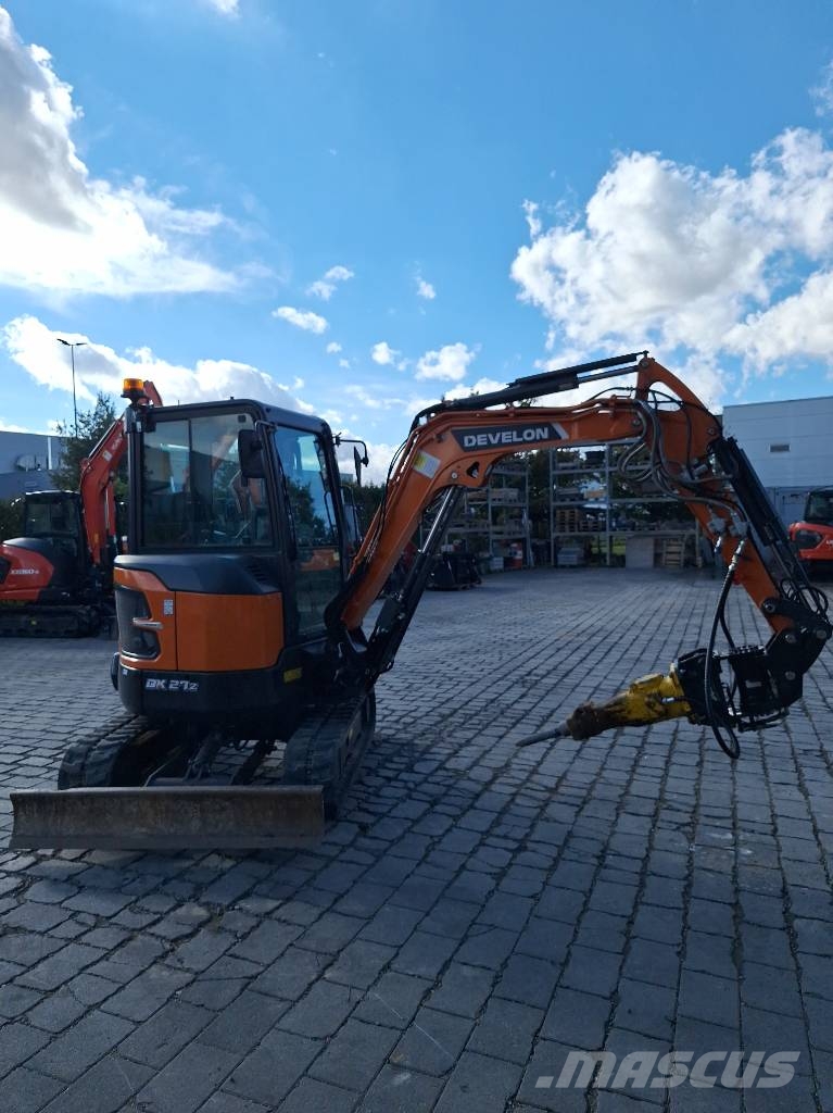 Doosan Kurzheckbagger DX 27Z-7 Kabine Raupenbagger