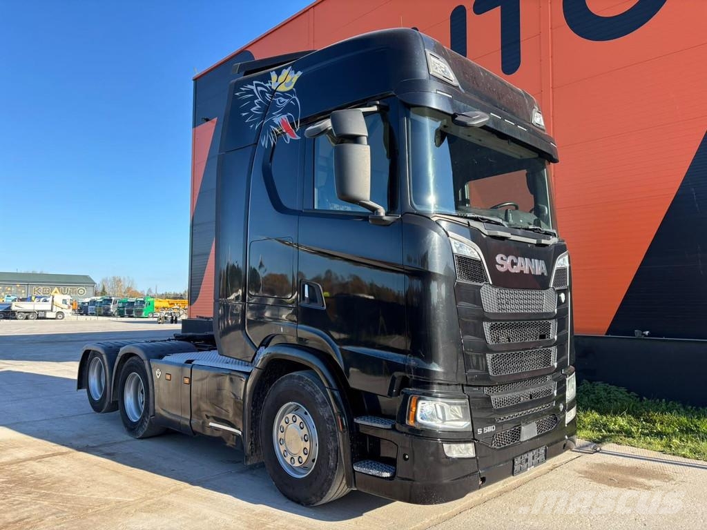 Scania S 580 6x2 RETARDER / DOUBLE BOGIE Tegljači