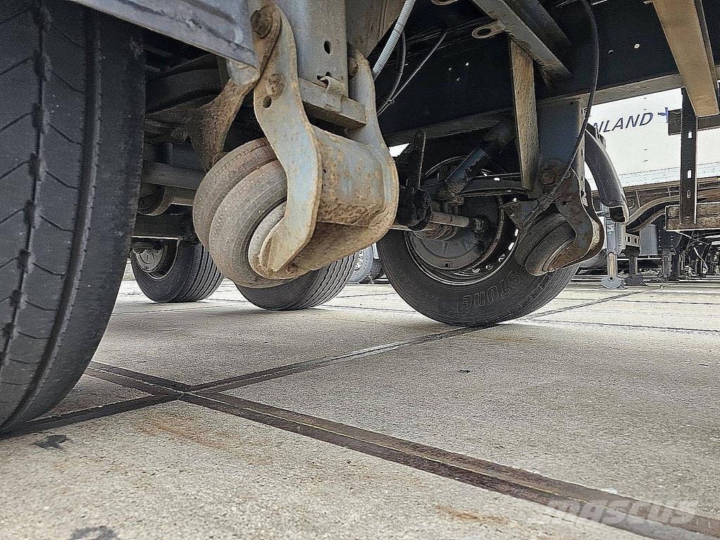 Groenewegen DRO-14-27 TWISTLOCKS BPW NL TR 平台/側卸半拖車