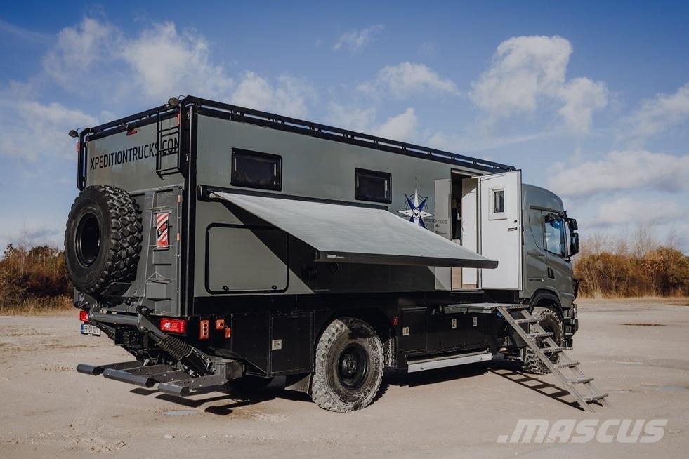 Scania G 410 XT 4x4 FULLY EQUIPPED EXPEDITION TRUCK Kamperi i kamp prikolice