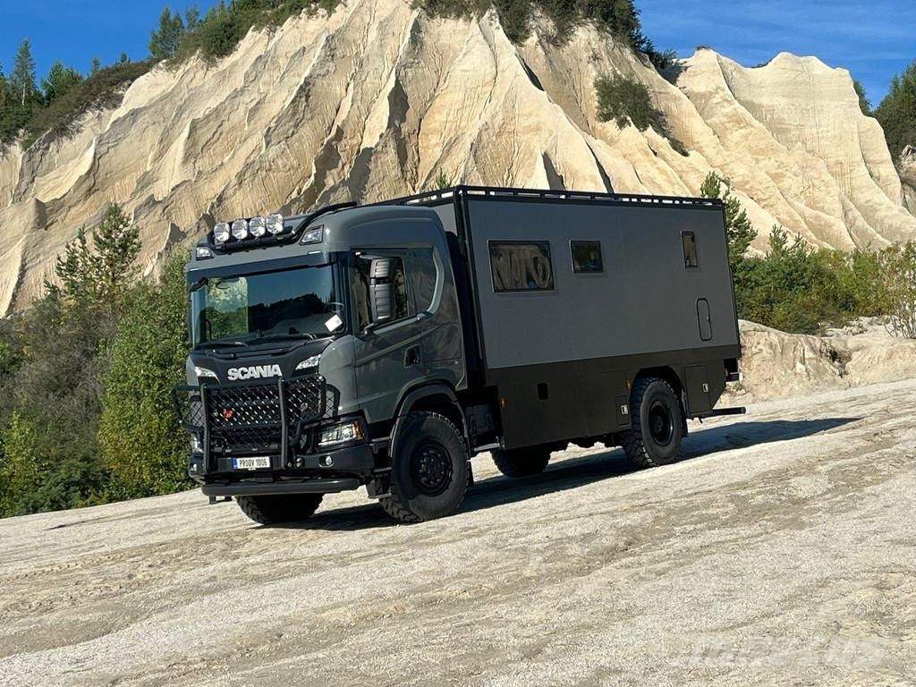 Scania G 410 XT 4x4 FULLY EQUIPPED EXPEDITION TRUCK Kamperi i kamp prikolice