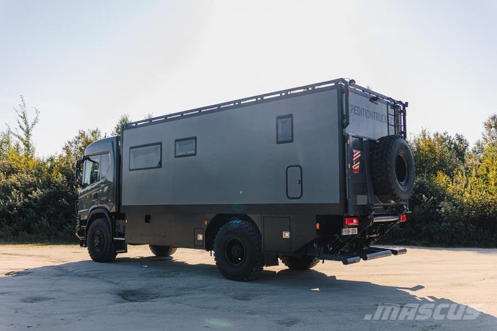 Scania G 410 XT 4x4 FULLY EQUIPPED EXPEDITION TRUCK Kamperi i kamp prikolice