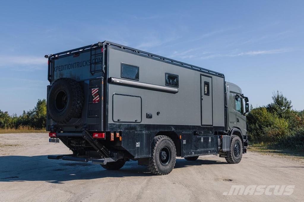 Scania G 410 XT 4x4 FULLY EQUIPPED EXPEDITION TRUCK Kamperi i kamp prikolice