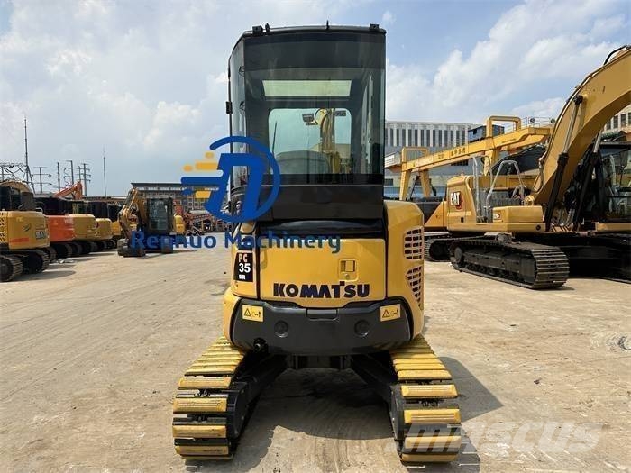 Komatsu PC 35 MR Mini ekskavatörler, 7 tona dek