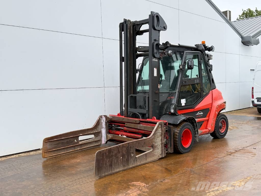 Linde H70D - Side Shift / Fork Positioners / Duplex 디젤 지게차