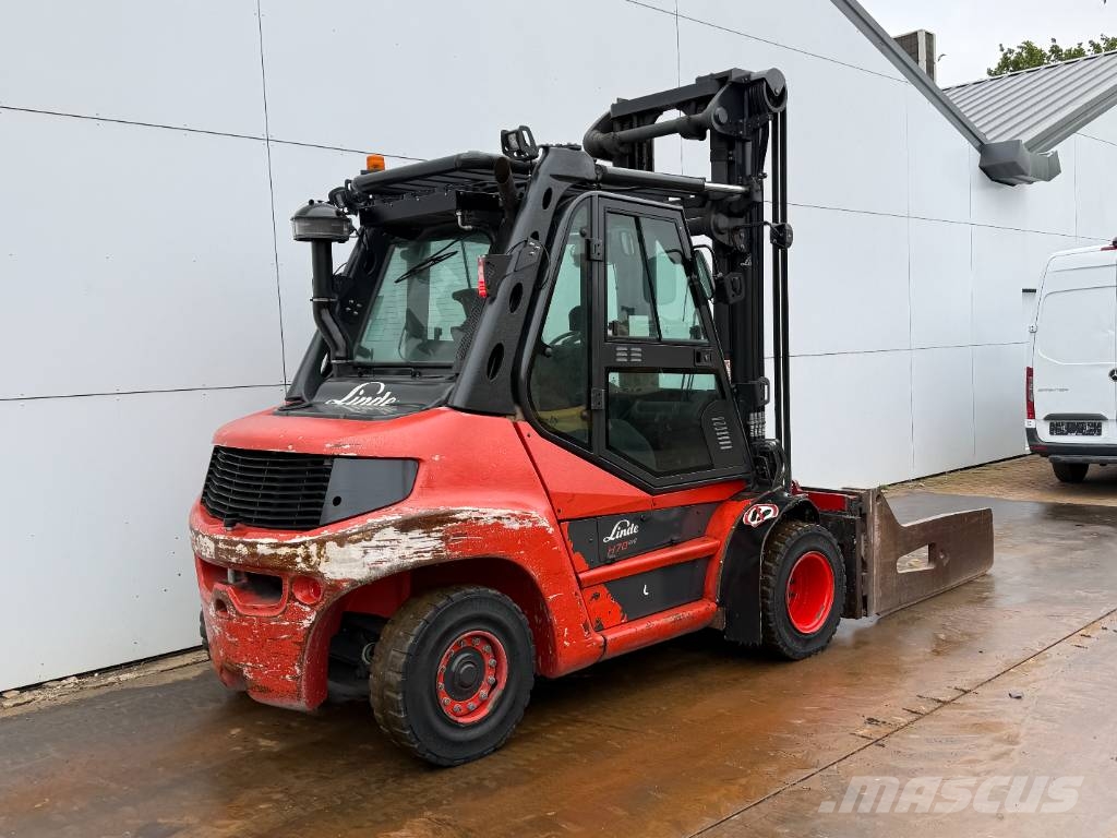 Linde H70D - Side Shift / Fork Positioners / Duplex 디젤 지게차