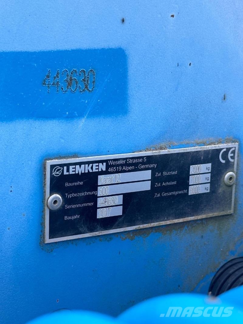 Lemken Karat 12/500 زراعات