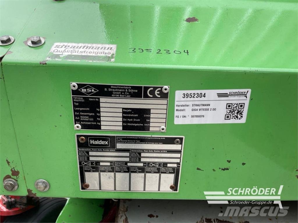 Strautmann GIGA VITESSE 2 DO 自动装载拖车