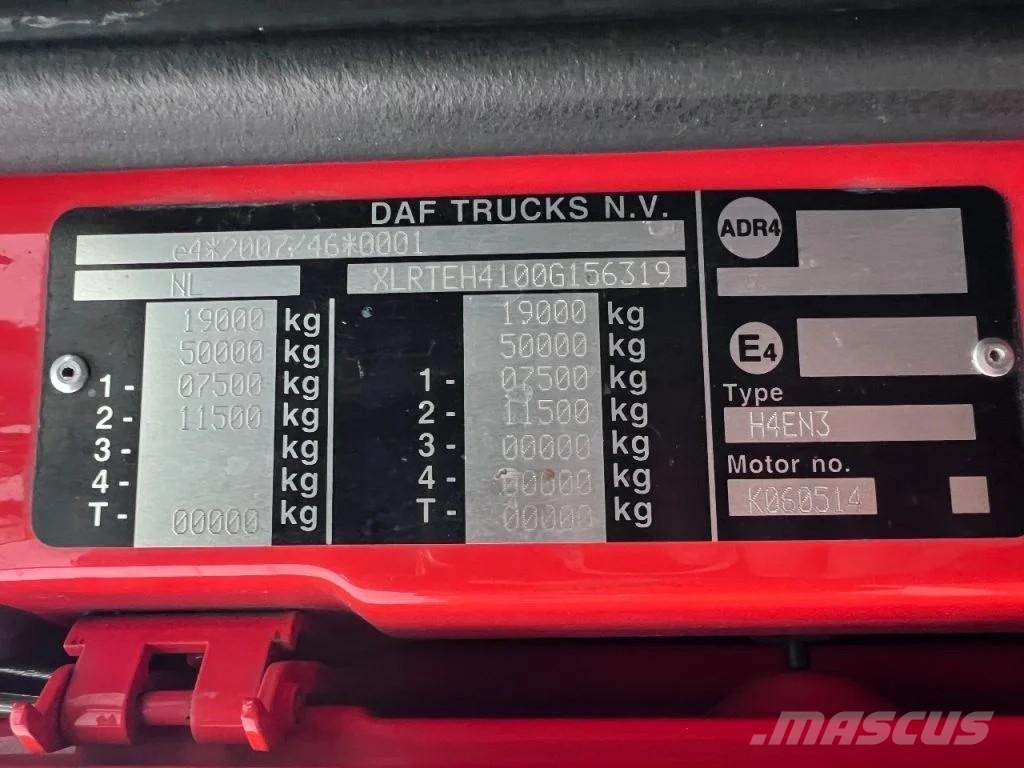 DAF XF 440 4X2 EURO 6 MEGA Tractor Units