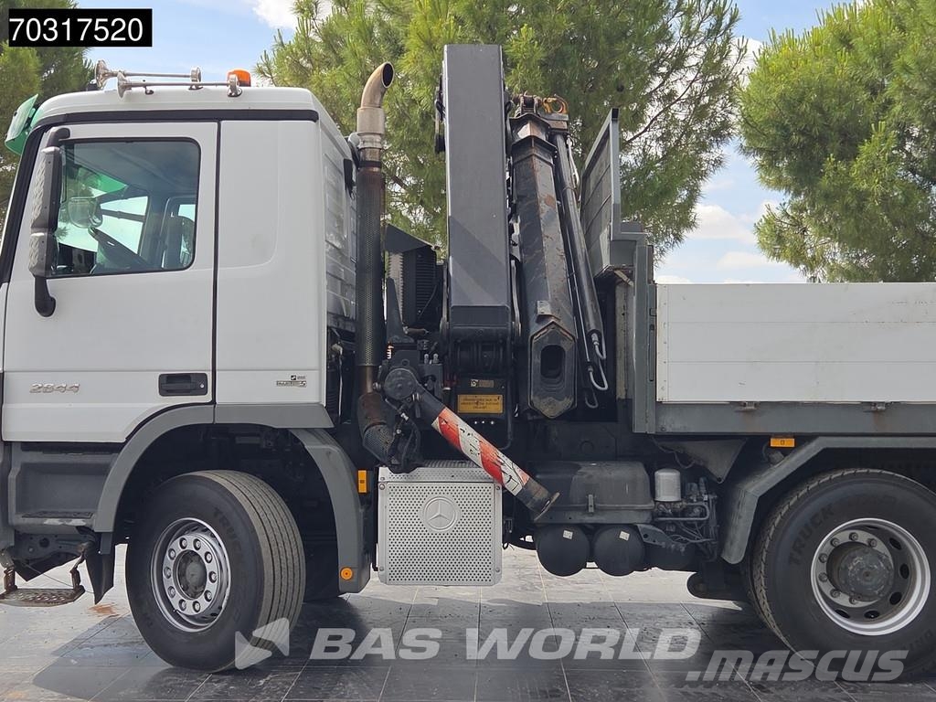 Mercedes-Benz Actros 2644 6X4 Grua HIAB 244 EP-5 HIDUO Suspensió Camioane platforma/prelata