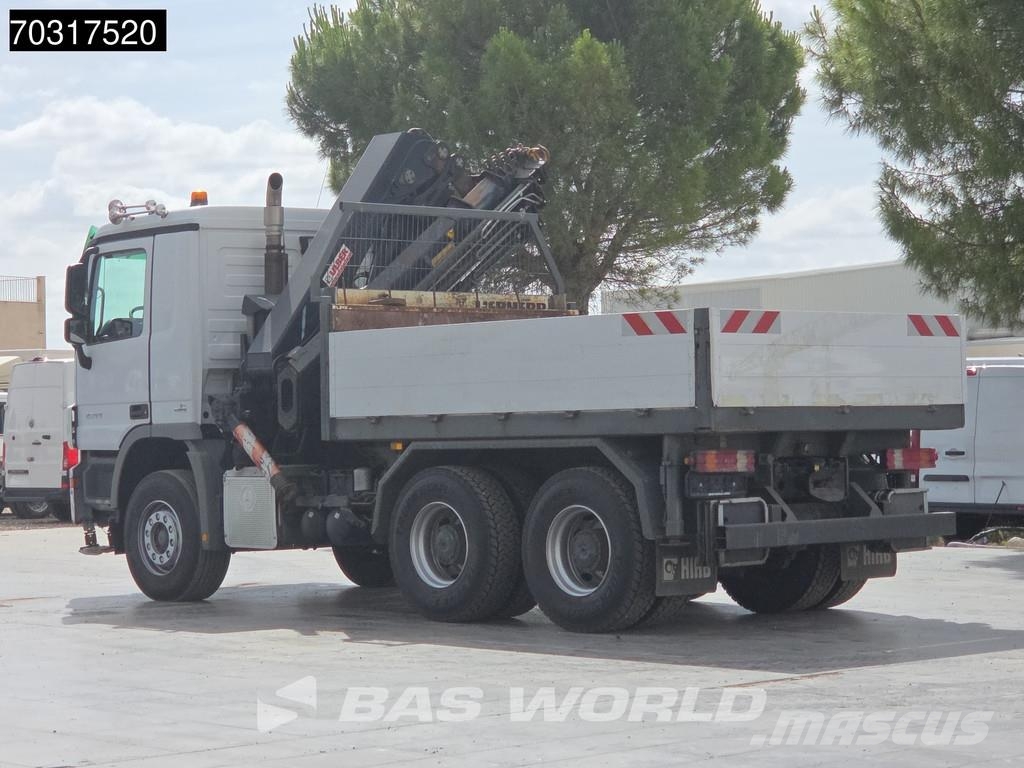 Mercedes-Benz Actros 2644 6X4 Grua HIAB 244 EP-5 HIDUO Suspensió Kamioni sa otvorenim sandukom