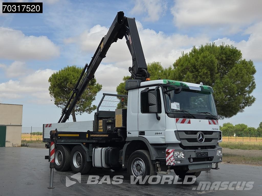 Mercedes-Benz Actros 2644 6X4 Grua HIAB 244 EP-5 HIDUO Suspensió Kamioni sa otvorenim sandukom