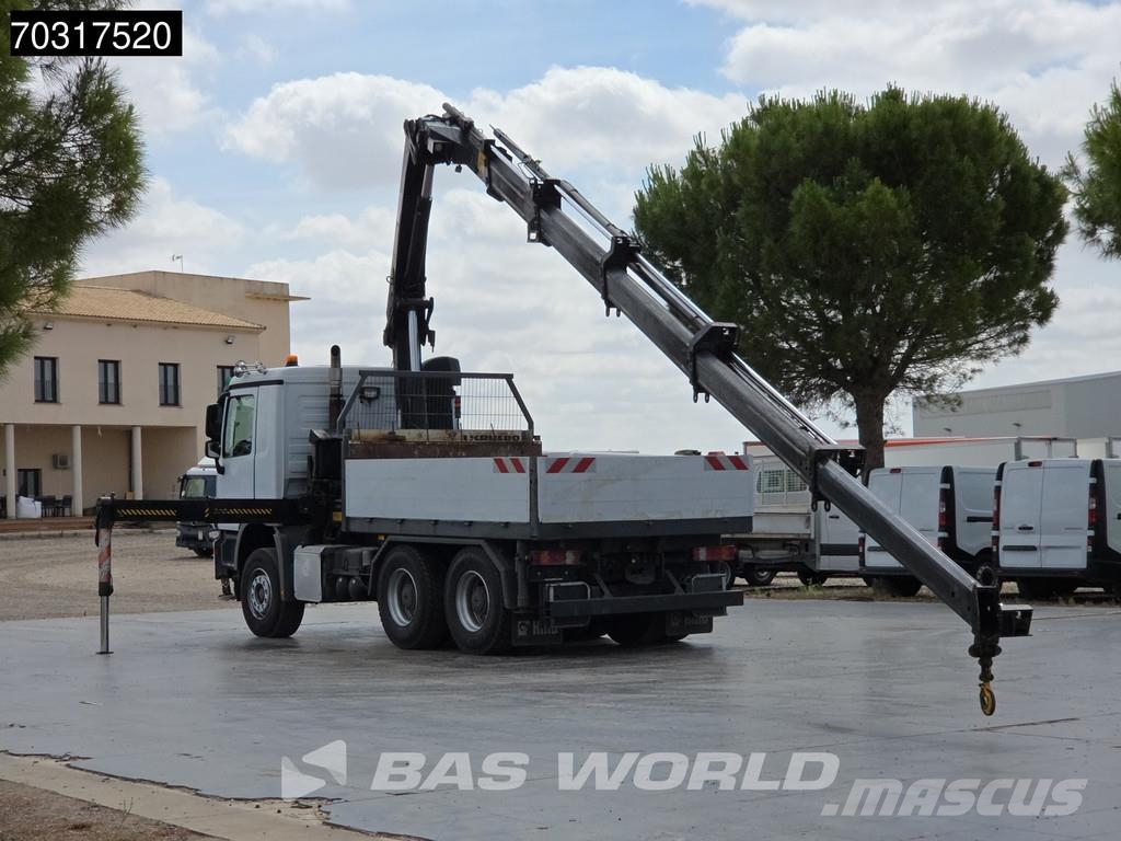 Mercedes-Benz Actros 2644 6X4 Grua HIAB 244 EP-5 HIDUO Suspensió Camioane platforma/prelata
