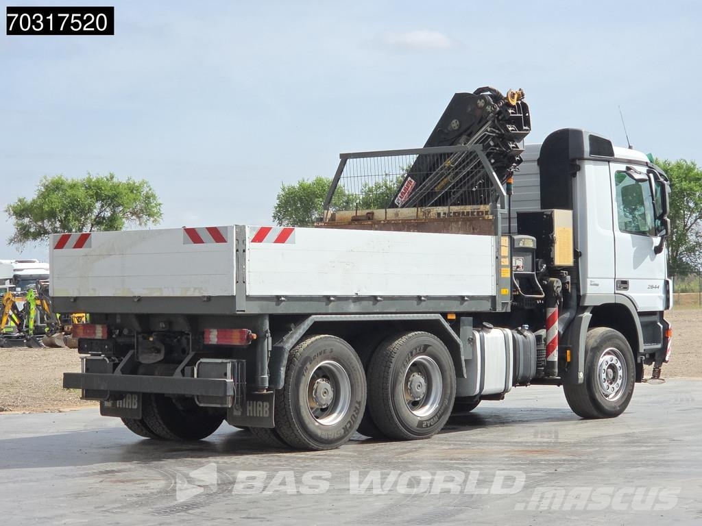 Mercedes-Benz Actros 2644 6X4 Grua HIAB 244 EP-5 HIDUO Suspensió Camioane platforma/prelata