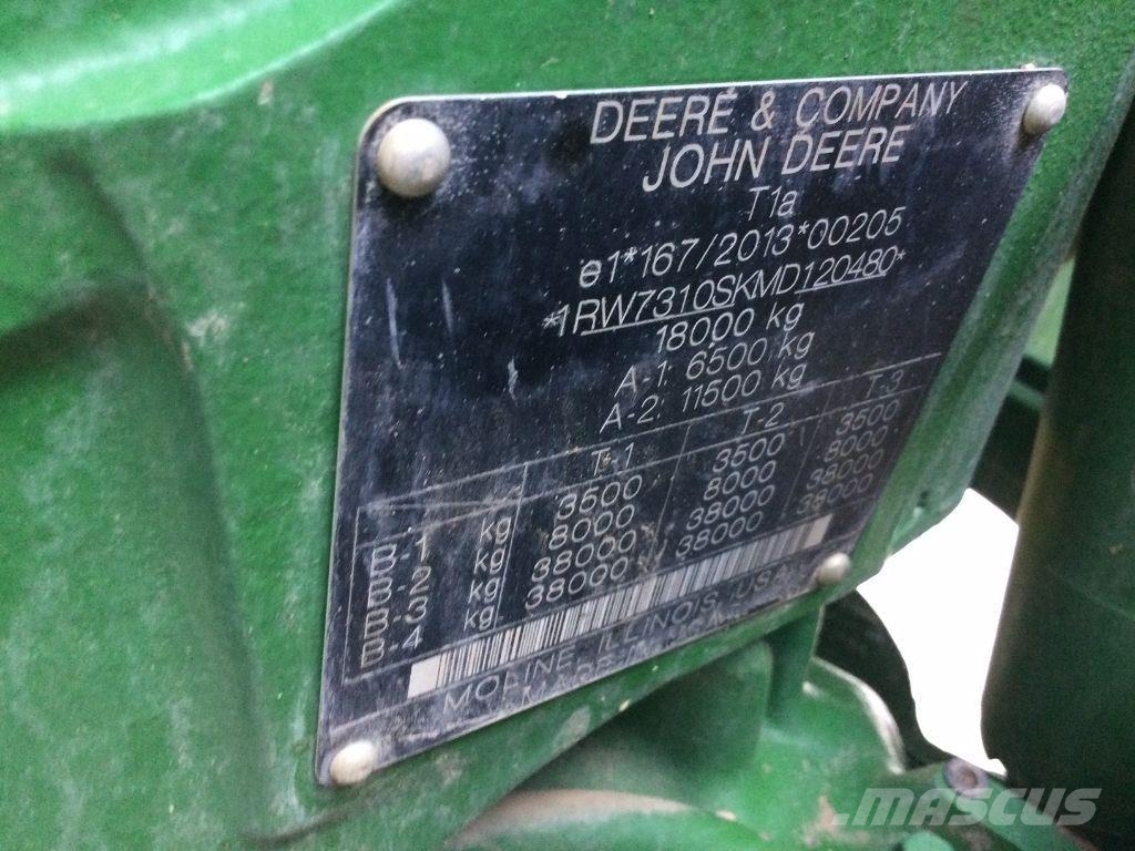 John Deere 7R 310 Tractores
