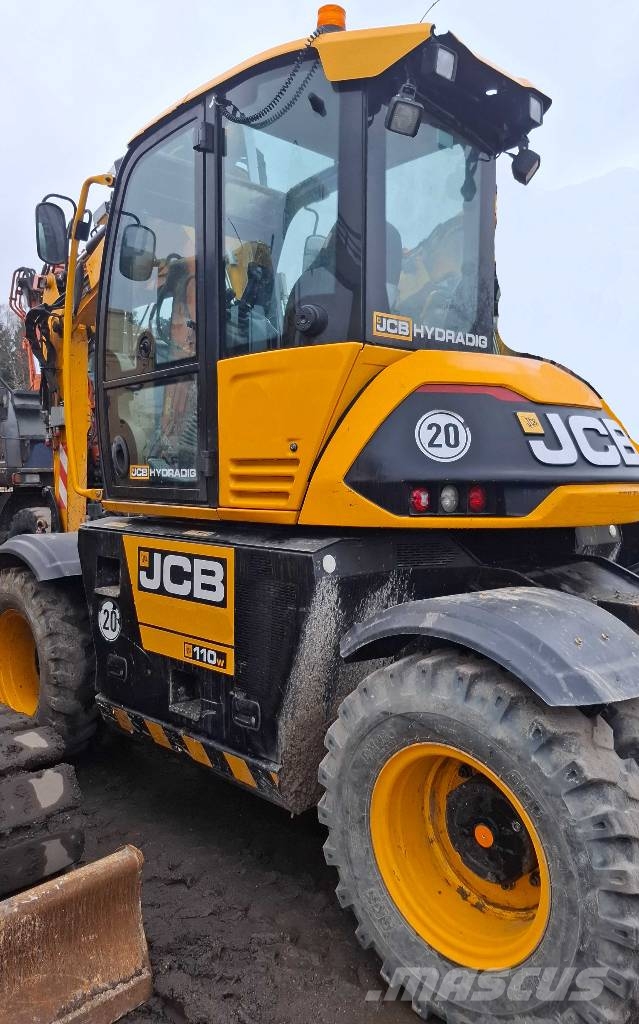 JCB Hydradig 110W ホイール式油圧ショベル(パワーショベル・ユンボ・バックホー)