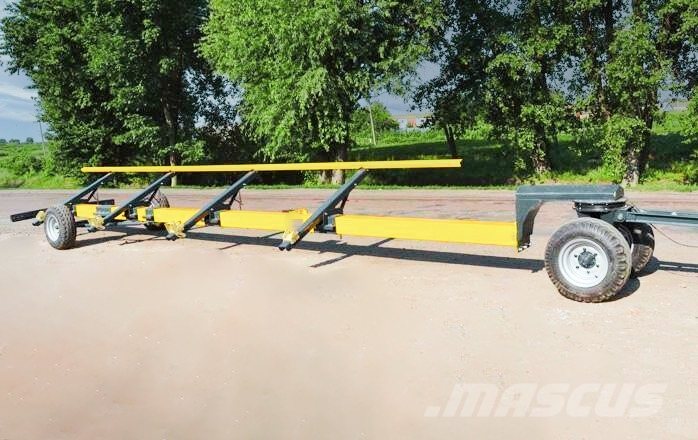 Kobzarenko Wózek do hedera dwuosiowy trzyosiowy transportowy Accesorios para cosechadoras combinadas