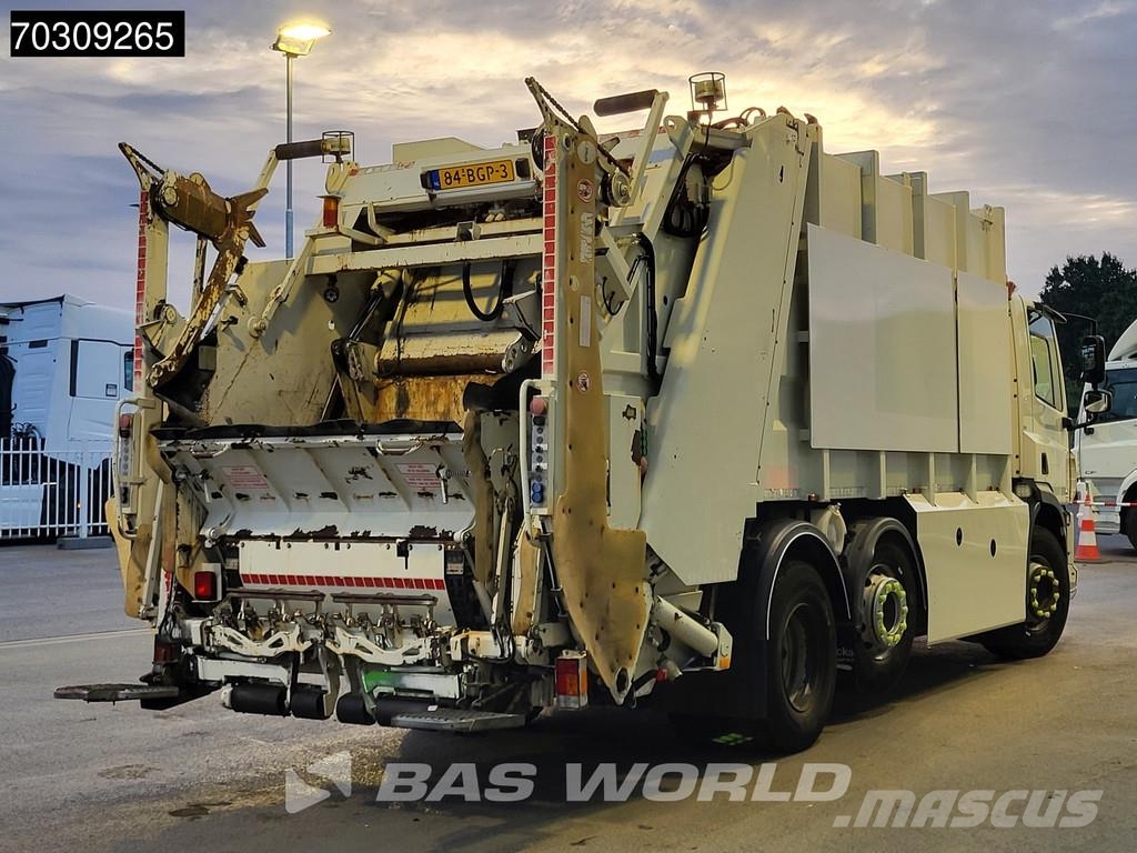 DAF CF 290 6X2 NL-Truck 20m3 Haller MEDIUM XL Steering شاحنات المخلفات