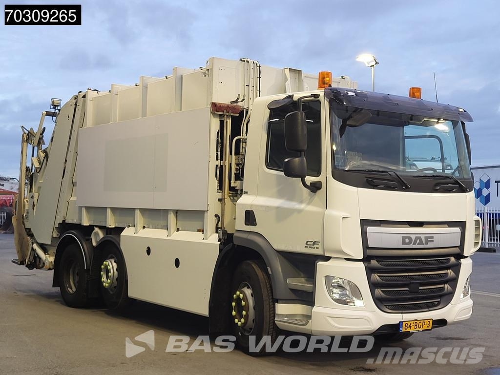 DAF CF 290 6X2 NL-Truck 20m3 Haller MEDIUM XL Steering شاحنات المخلفات