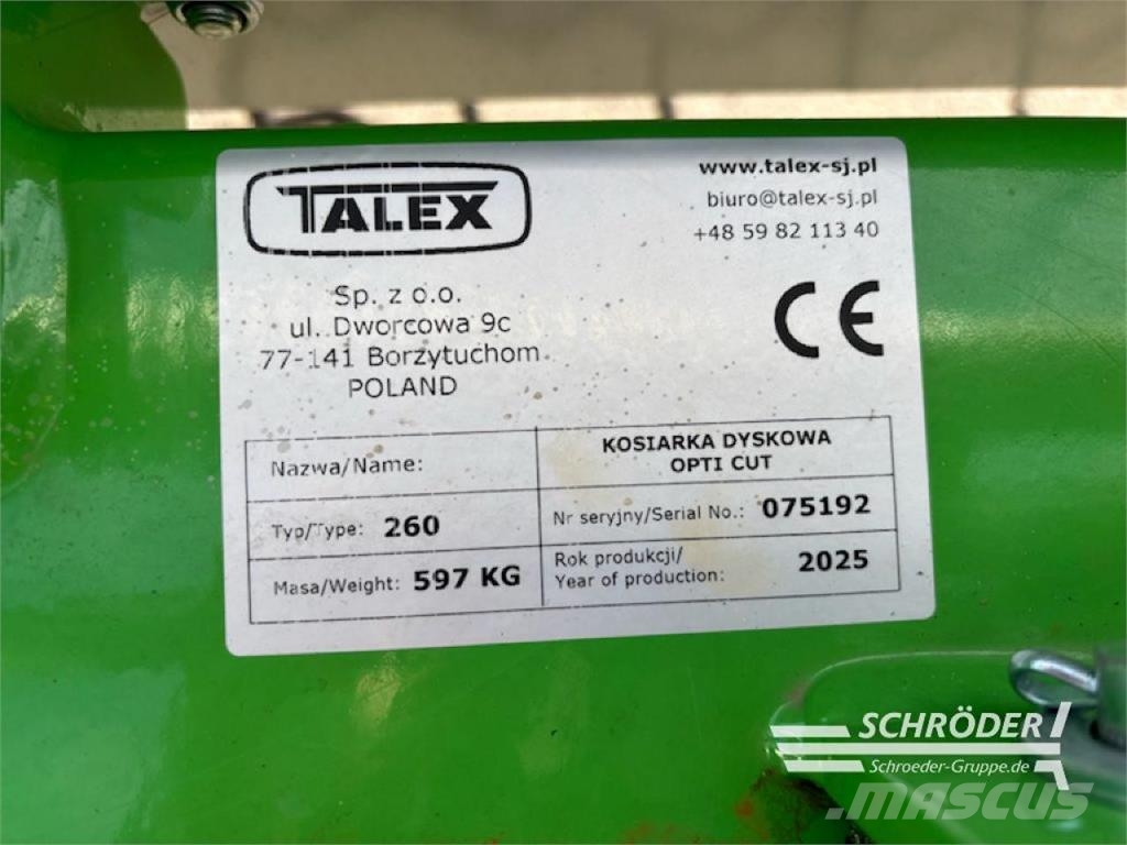 TALEX OPTICUT 260 Niittomurskaimet
