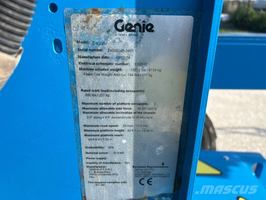 Genie Z 45/25 J Refurbished Kĺbové plošiny