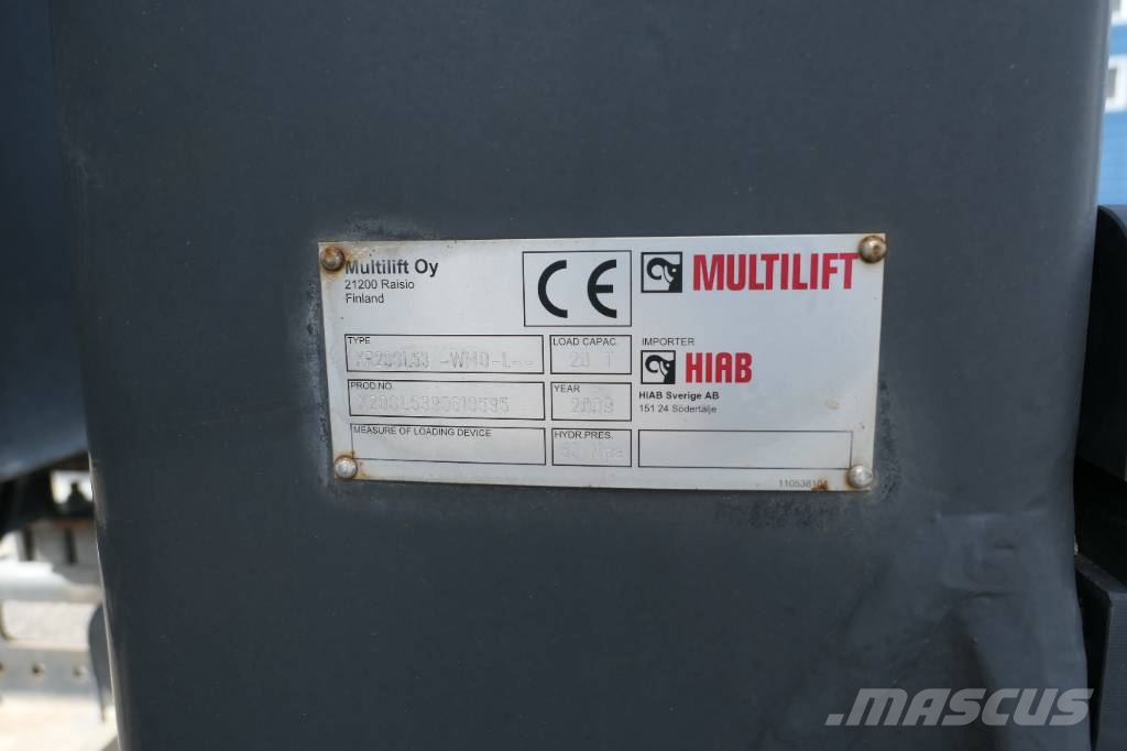 Hiab XR2053-WM0-L Ganchos portacontenedores