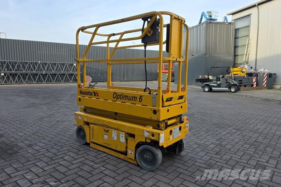 Haulotte Optimum 6 As-Is, Electric, 6.35m Working Height, 2 Scissor lifts